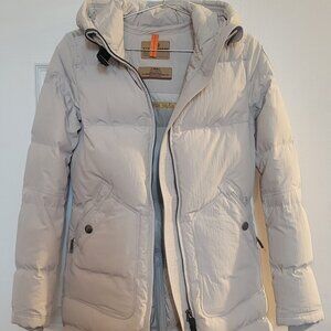 Parajumpers Slim Fit Down Parka - XS - Off White/Beige (EXCELLENT Condition)
